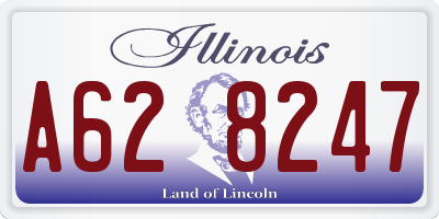 IL license plate A628247