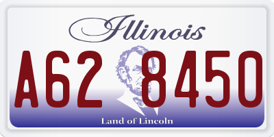 IL license plate A628450