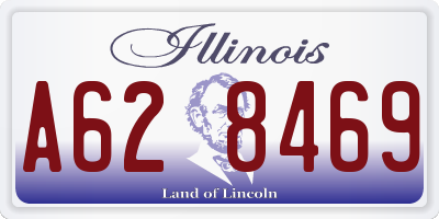 IL license plate A628469