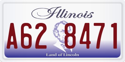 IL license plate A628471