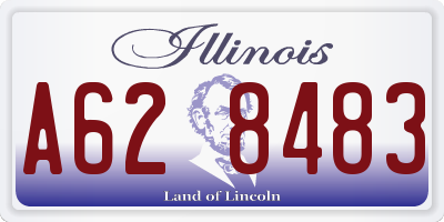 IL license plate A628483