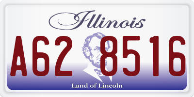 IL license plate A628516