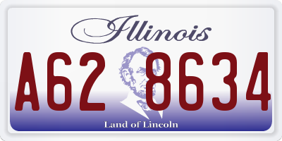 IL license plate A628634