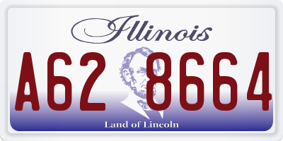 IL license plate A628664
