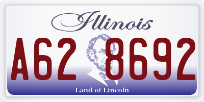 IL license plate A628692