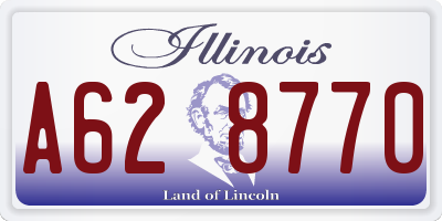 IL license plate A628770