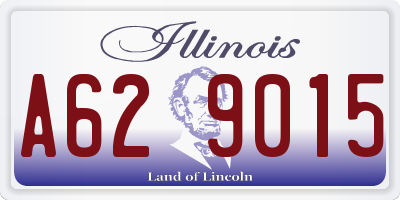 IL license plate A629015