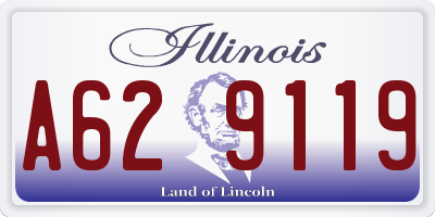 IL license plate A629119