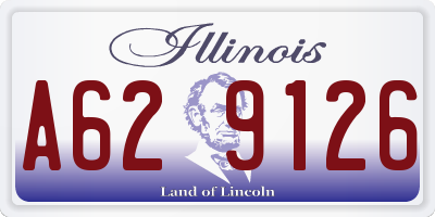 IL license plate A629126