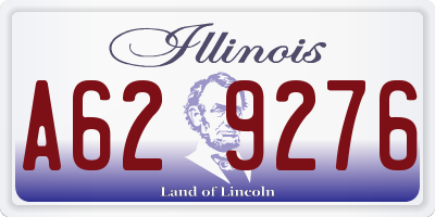 IL license plate A629276
