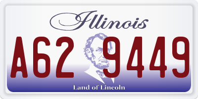 IL license plate A629449