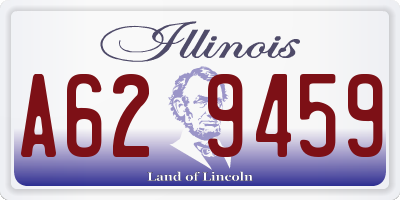 IL license plate A629459