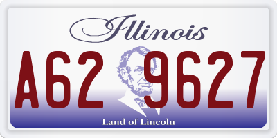 IL license plate A629627