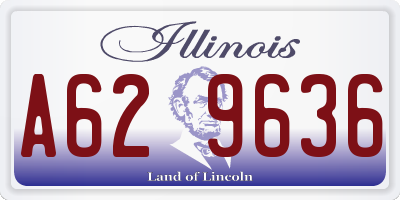 IL license plate A629636