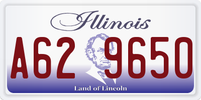 IL license plate A629650