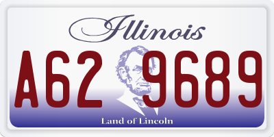 IL license plate A629689