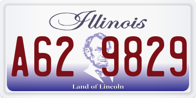 IL license plate A629829