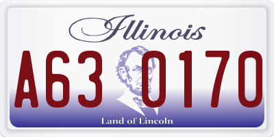 IL license plate A630170