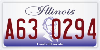 IL license plate A630294