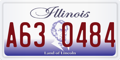 IL license plate A630484