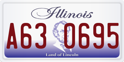 IL license plate A630695