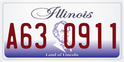 IL license plate A630911