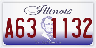 IL license plate A631132