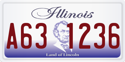 IL license plate A631236