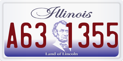 IL license plate A631355