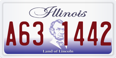 IL license plate A631442
