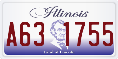 IL license plate A631755