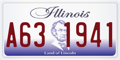 IL license plate A631941