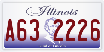 IL license plate A632226
