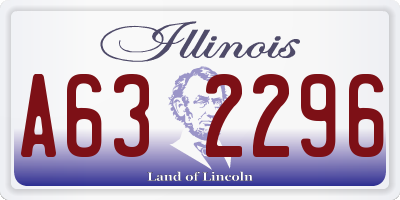 IL license plate A632296