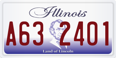 IL license plate A632401