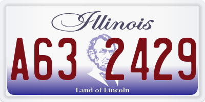 IL license plate A632429