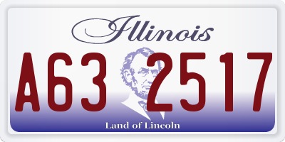 IL license plate A632517