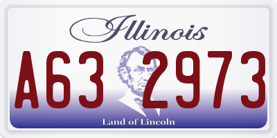 IL license plate A632973