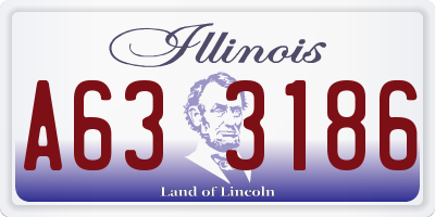 IL license plate A633186