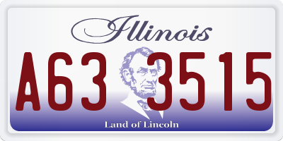IL license plate A633515