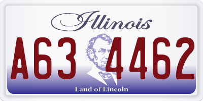 IL license plate A634462