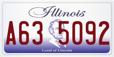 IL license plate A635092