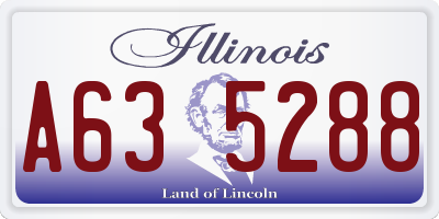 IL license plate A635288