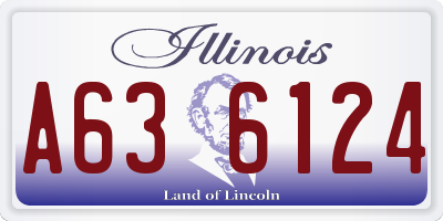 IL license plate A636124