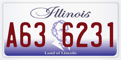 IL license plate A636231
