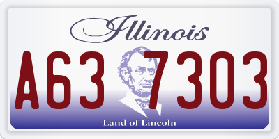 IL license plate A637303