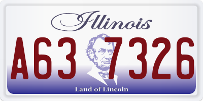 IL license plate A637326