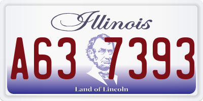 IL license plate A637393