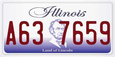 IL license plate A637659