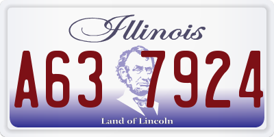 IL license plate A637924